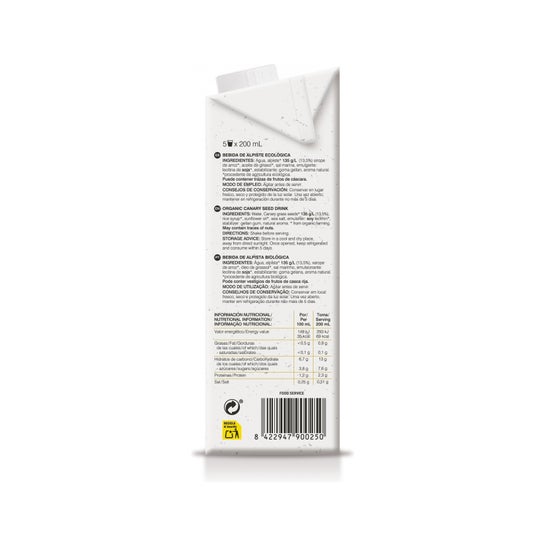 Soria Natural Bebida Alpiste 1L