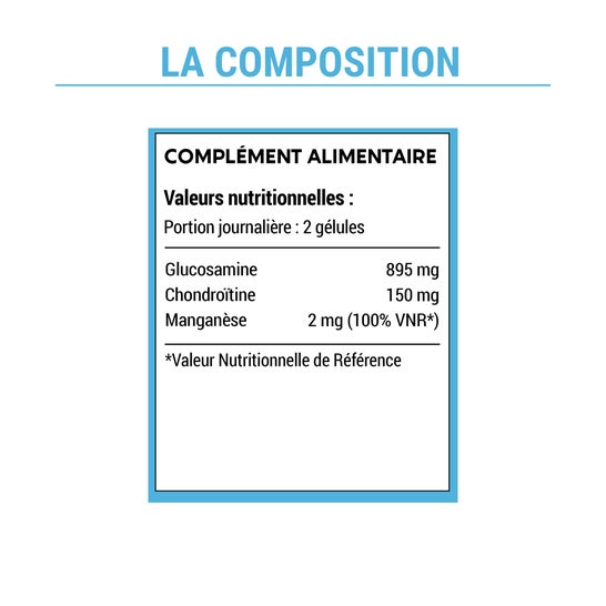 Enova Elements glucosamine + Chondroitine 60 gélules