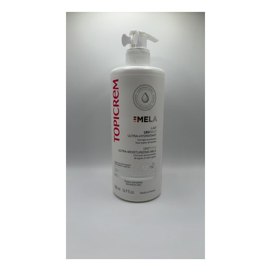 Topicrem Mela Lait Unifiant Ultra-Hydratant SPF15 500ml