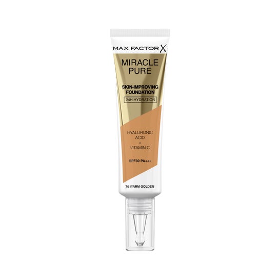 Max Factor Miracle Pure Skin Improving Spf30 76 Warm Golden 30ml