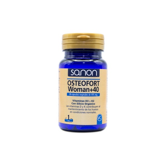 Sanon Osteofort Kvinde +40 Vitaminer Og Mineraler 360mg 30 Caps.