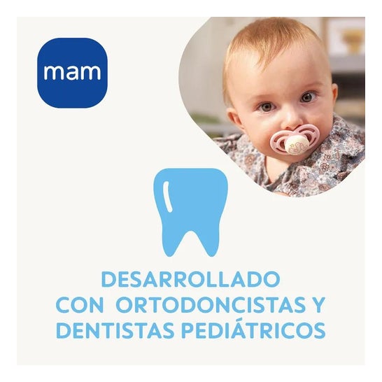 MAM Chupete Tetina de Silicona Perfect Night +6 meses Gris 1ud MAM Chupete Tetina de Silicona Perfect Night +6 meses Gris 1ud