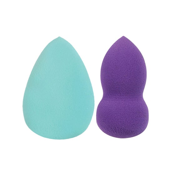 Cala Duo Make-Up Blending Sponges Mint-Purple 2 Unità