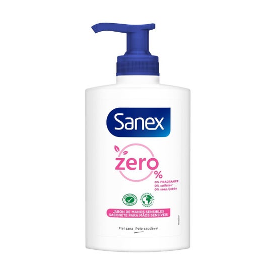 Sanex Zero% Sensitive Jabón Manos Dosificador 250ml