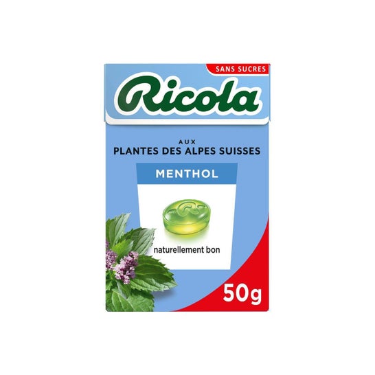 Ricola Caramelo Plantas Suizas Mentol 50g