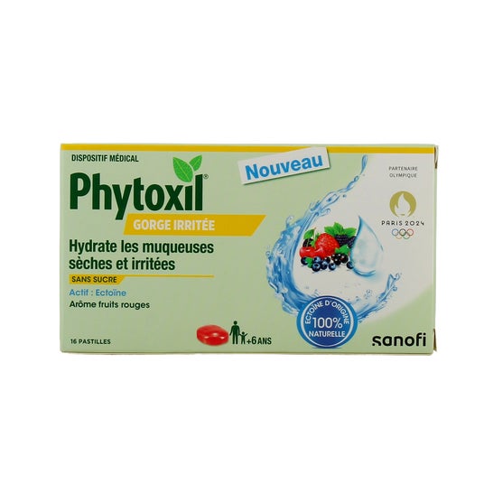 Phytoxil Pastillas Garganta Irritada Frutos Rojos +6 Años 16comp