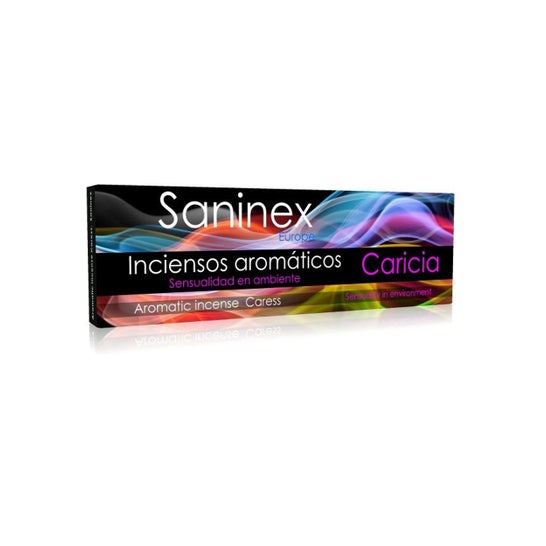 Saninex Incienso Aromático Caricia 20 sticks.