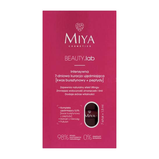 Miya Cosmetics BEAUTY.lab Ampollas Reafirmantes Péptidos 7x1,5ml