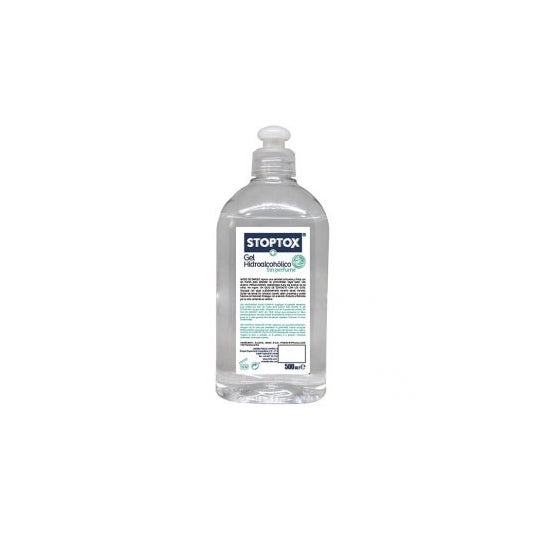 Stoptox Gel Hidroalcohólico Sin Perfume 500ml Stoptox,  (Código PF )