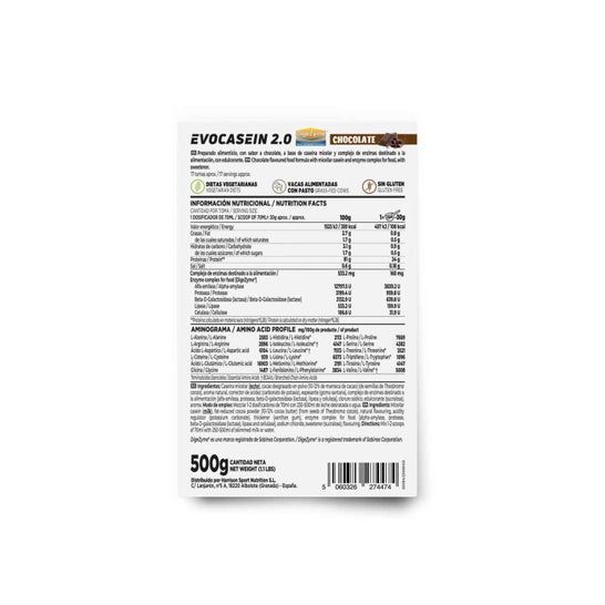 HSN Evocasein 2.0 Caseína Micelar + Digezyme® Chocolate 500g