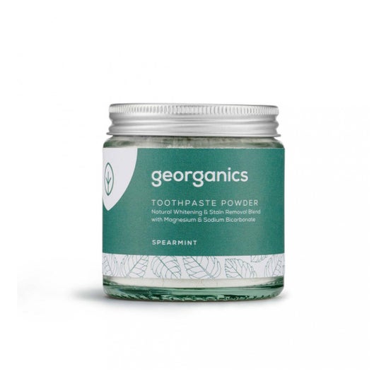 Georganics Natural Toothpowder Spearmint (60ml) - Higiene bucal
