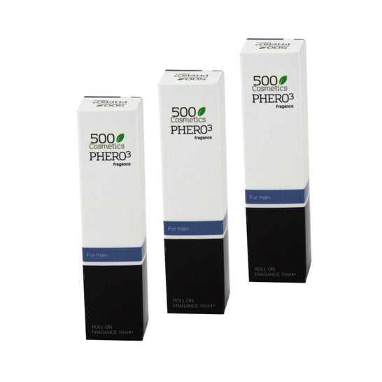 500Cosmetics Phero 3 Man Parfume Con Feromonas 3X10ml
