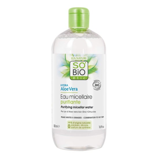 So Bio Etic Oczyszczająca woda micelarna Aloe Lime Bio 500ml