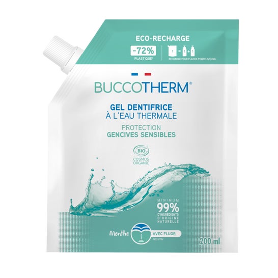 Buccotherm Organic Toothpaste Gel Sensitive Gums Mint Eco-Refill 200 ml