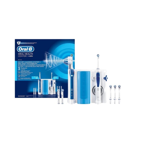 Braun Pro 2000 + Oxyjet Oral B elektrisk tandbørste