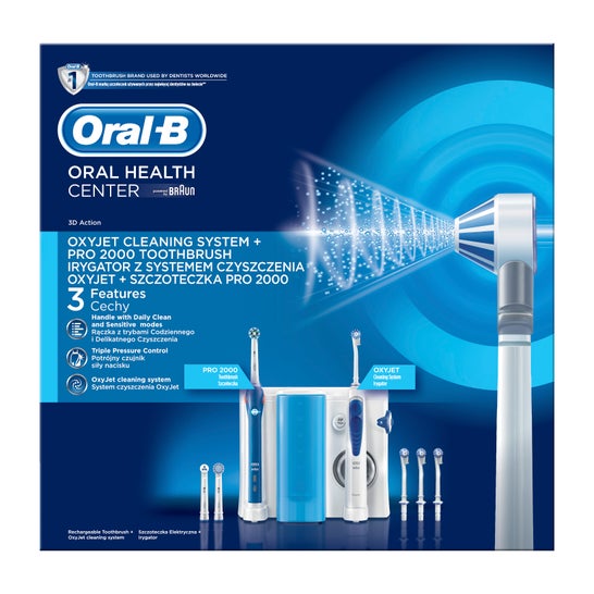 Oral B Pro 2000 + Oxyjet Electric Toothbrush
