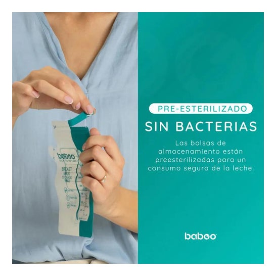 Baboo Bolsas Almacenar Leche Materna 25uds Baboo Bolsas Almacenar Leche Materna 25uds