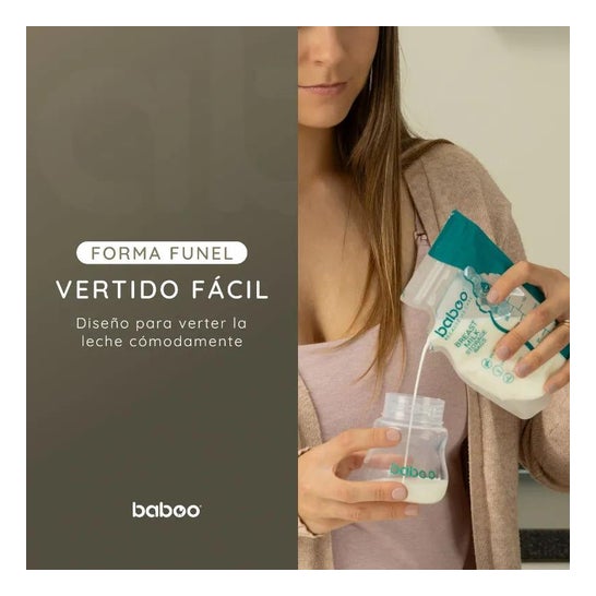 Baboo Bolsas Almacenar Leche Materna 25uds Baboo Bolsas Almacenar Leche Materna 25uds