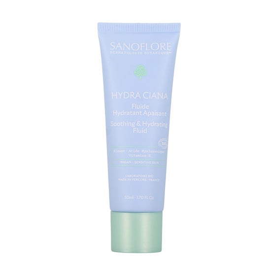 Sanoflore Hydra Ciana Fluido Hidratante Calmante 50 ml