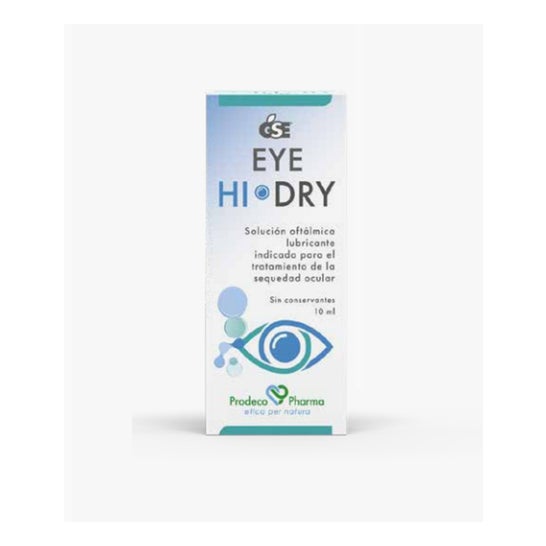 Gse Eye Hi-Dry Solución Oftálmica Lubricante 10ml