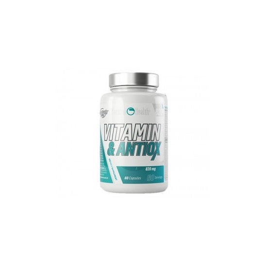 Natural Health Vitamin And Antiox 60cáps 820mg