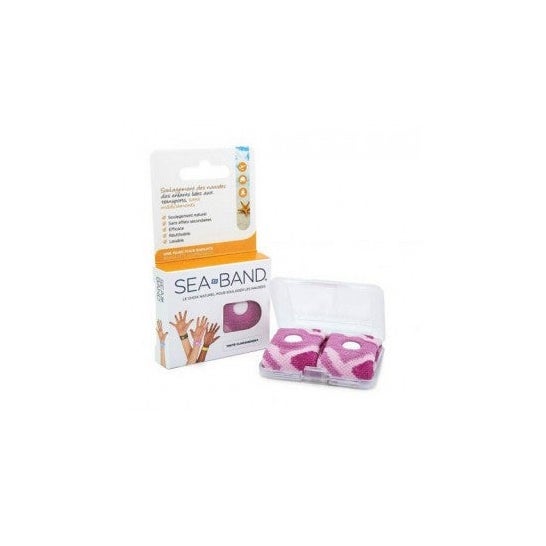 Sea-Band Pink Child Anti-Nail Bracelet