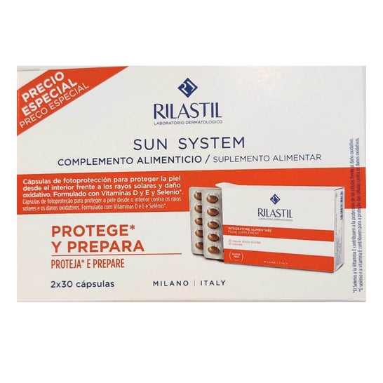 Rilastil Kit Sun System Oral 2x30caps