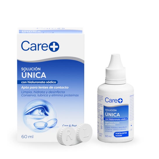 Care+ Líquido de Lentillas con Hialuronato Sódico 60 ml
