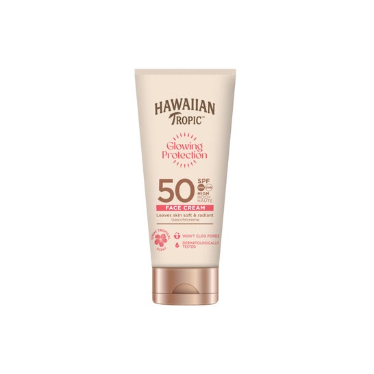 Hawaiian Tropic Loción Facial Glowing Protection Spf50 50ml