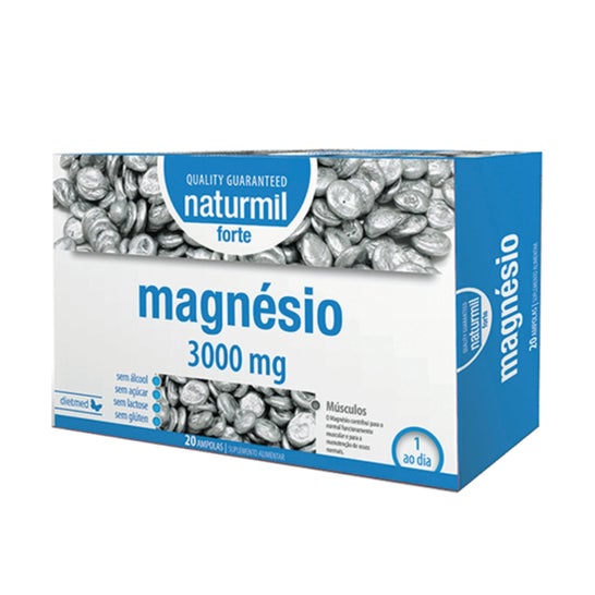 Naturmil Magnesium Forte 3000 Mg 20 Vials Of 15 Ml