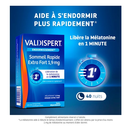 Valdispert Melatonine 1.9mg 2x40comp