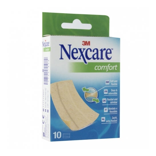 Nexcare Comfort Bandages 10 x 6 cm 10 enheder