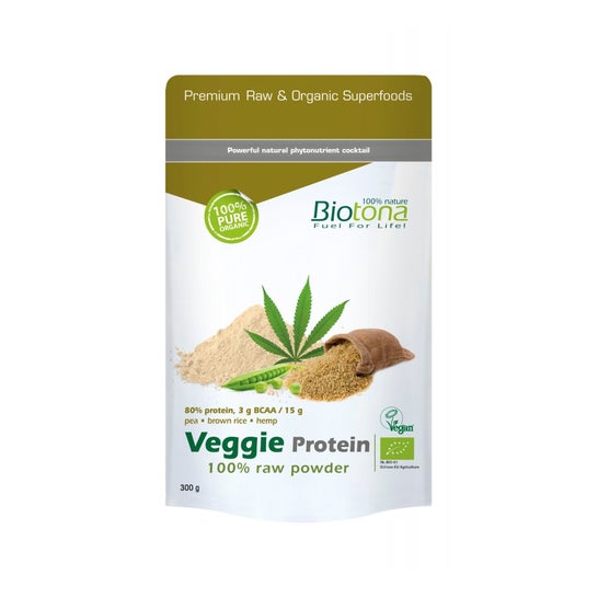 Biotona Veggie Protein Raw Powder Superfood Bio 300g