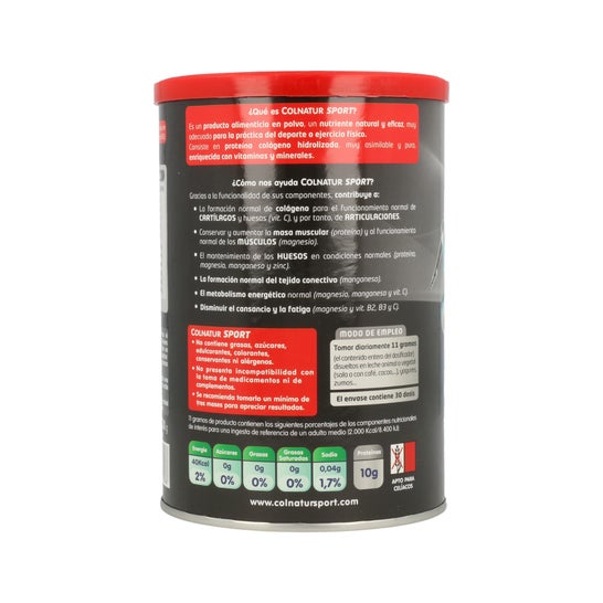 Colnatur® Sport Colágeno Natural Sabor Neutro 330gr