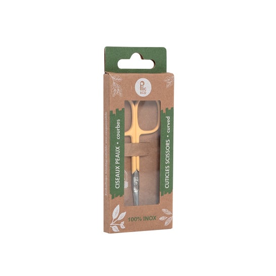 Horizane Plic Eco Tijeras Curvas para Pieles Albaricoque 1ud