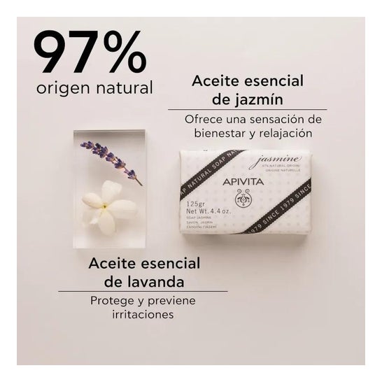 Apivita Jabón Natural de Jazmín 125g Apivita Jabón Natural de Jazmín 125g