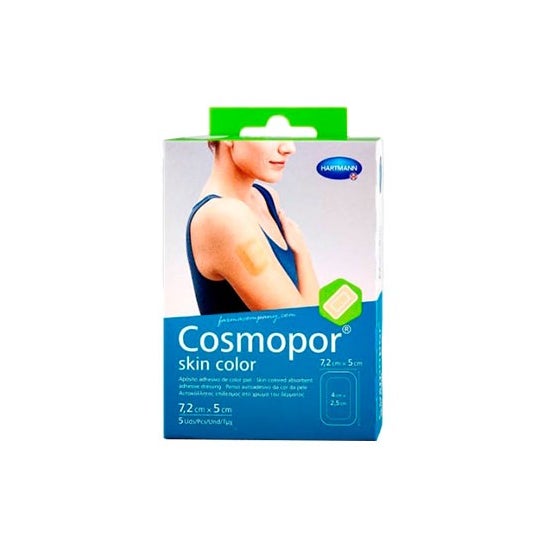 Cosmopor Skin Apósito Esteril Color Beige 7,2 X5 cm 5 uds