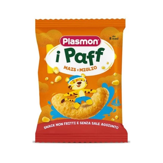 Plasmon Paff Snack Maíz Mijo 8M 15g