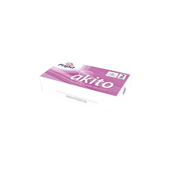 Fripa Akito Extra White Facial Tissues 100 unità