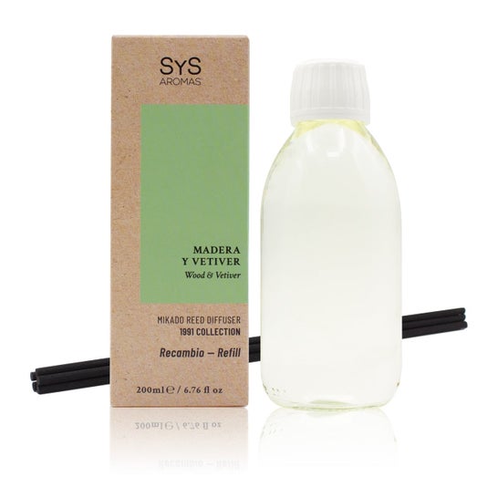 Sys Aromas Wood Vetiver Mikado Refills 200 ml