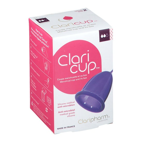 Claripharm Claricup Copa Menstrual T2 + Caja
