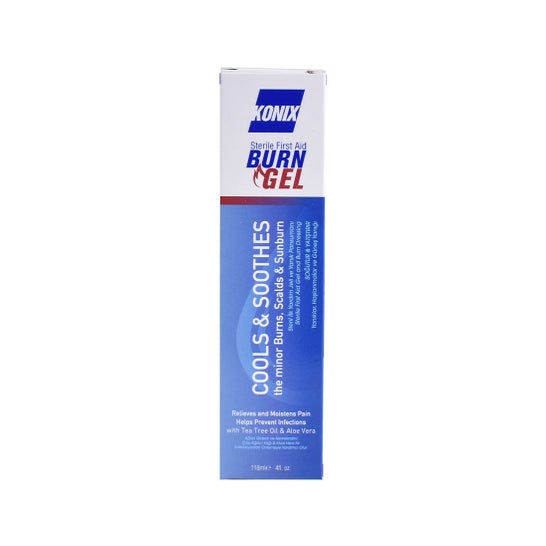 Konix Gel Para Quemados Estéril First Aid Burn Gel 118 ml