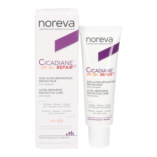 Noreva Cicadiane Repair+ Trattamento Ultra-Riparatore SPF50+ 40 ml
