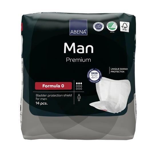 Abena Man Premium Protectores Fórmula 0 14uds