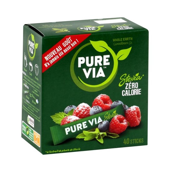 Pure Via Zero Calorie Sweetener, 300/Box