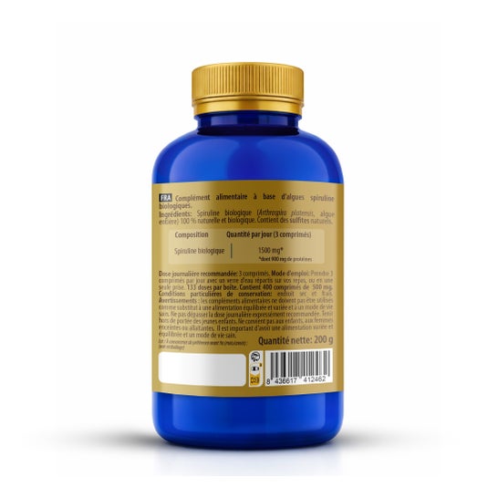 Sanon Organic Spirulina 400 comp