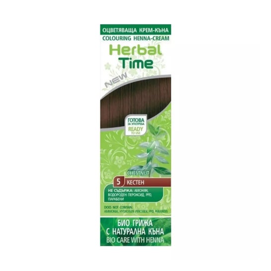 Herbal Time Tinte Henna Color Negro Natural 7
