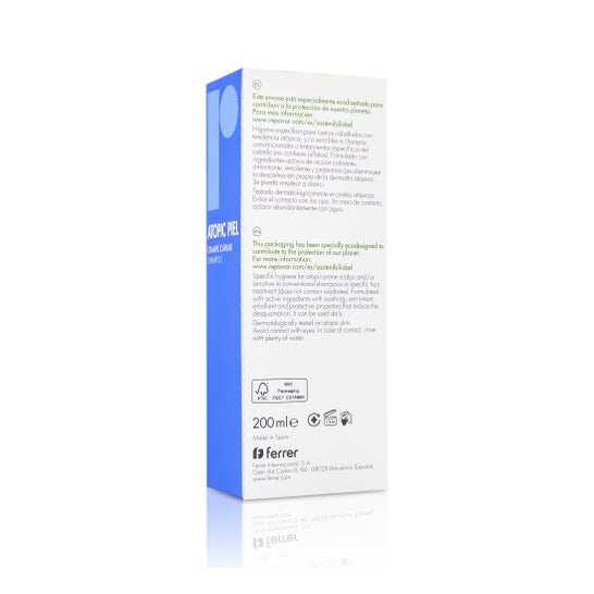 Repavar Atopic Piel Champú Capilar 200ml