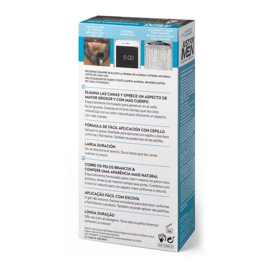 Just For Men gel colorante marrone scuro per baffi e barba 30ml Just For Men gel colorante marrone scuro per baffi e barba 30ml