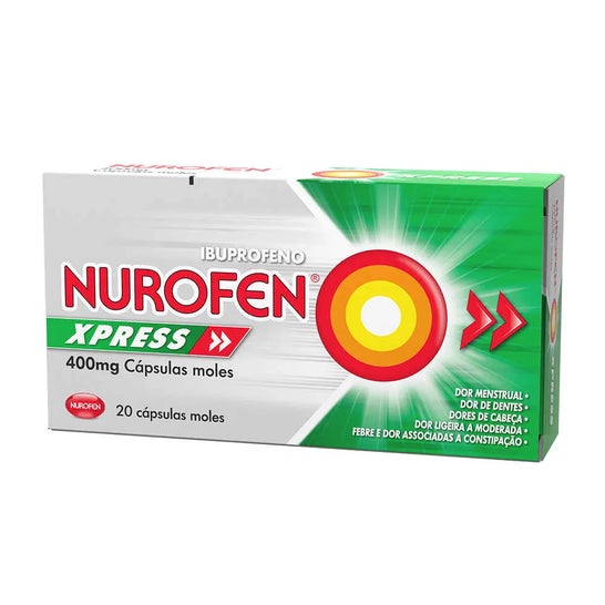 Nurofen Xpress 400mg 20caps | PromoFarma